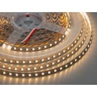 LED стрічка 12В, 120 діодів на метр, 8мм, теплий