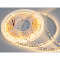 LED лента 12В, 120 диодов на метр, 8 мм, тёплый