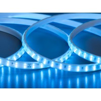 LED-лента 220в, 120 шт./м, герметичная, 10мм, голубой