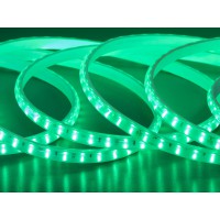 LED стрічка 220в, 288 шт/м, герметична, 10мм, зелений