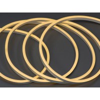 LED NEON 220в, герметичний, 7x15мм, теплий