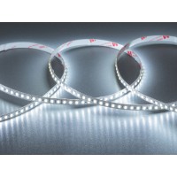 LED лента 24В, 140 диодов на метр, 8мм, холодный