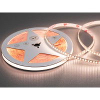 LED-лента 24В, 180 диодов на метр, 8мм, тёплая