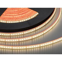 LED лента 24В, 180 шт/м, герметичная, 8мм, тёплый
