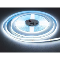 COB LED лента 24В, 320 диодов на метр, 5мм, холодный