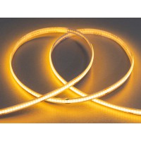 COB LED стрічка 24В, 320 діодів на метр, 8мм, жовтий