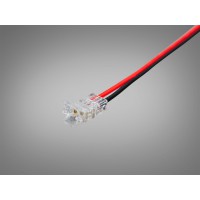 Конектор для LED стрічки 5 мм 2 pin прозорий