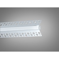 Угловой профиль для LED 45° 3 м с рассеивателем (цена за 3 метра)