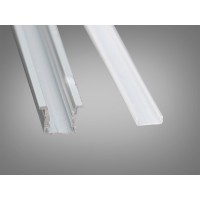 Профіль для LED стрічки врізний 1м алюміній 14x10мм (ціна за 1 метр)