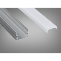 Профиль LED-ленты Diasha накладной 2 м 17x12 мм (цена за 2 метра)