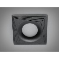 Врізний світильник Aluminium чорний MR16 G5.3 220В