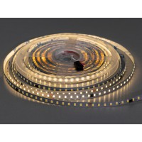 Адресная LED-лента 24В, 126 диодов на метр, 8мм, тёплый