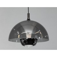 LED підвіс Diasha чорний хром димчасте скло 7 Вт