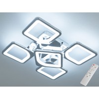 Стельова люстра LED Серія 8060 хром 70 Вт димер