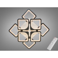 Потолочная люстра серия 8060 черная 115W пульт диммер