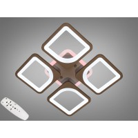 Люстра стельова LED 8060 коричнева 80 Вт до 13 м²