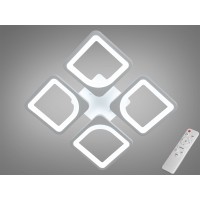 Люстра стельова LED Серія 8060 чорна 60Вт димер