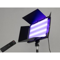 Прожектор RGB для фото и видео черный 35 Вт пульт