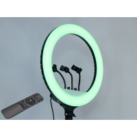 Кільцева селфі лампа RGB 45 см 50Вт пульт