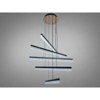 Подвесная LED люстра черный 70W
