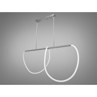 Подвесной LED светильник Ropelight хром 32W петлевой дизайн SY9752