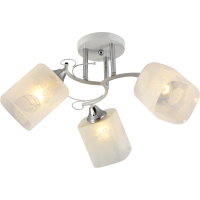 Декоративная люстра INTEREES XA1382B/3 White+ Chrome на 3 плафонов