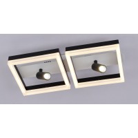 Люстра светодиодная V K33206-2 WT+BK