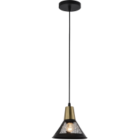 Люстра підвісна V XA3221-1 BK+COPPER