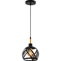 Люстра підвісна INTEREES IS XA3373-1 BK+GOLDEN BRONZE
