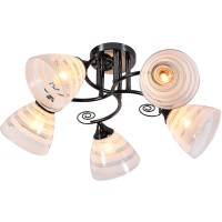 Декоративная люстра INTEREES IS XA1150-5 DARK CHROME