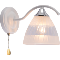 Бра настенная INTEREES IS XA1440B-1W WH+CR