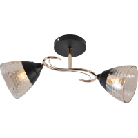 Декоративная люстра INTEREES IS XA1526B-2 BK+GOLD CHROME