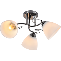 Люстра стельова INTEREES XA1158/3 Dark Chrome на 3 плафона