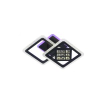 Люстра светодиодная акриловая Interees 3206-1+1C BK без пульта