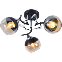 Люстра декоративна INTEREES IS MH32160/3 Black+Chrome на 3 плафона
