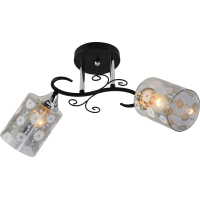 Люстра декоративна INTEREES IS XA1317B/2 Black+ Chrome