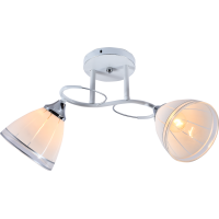 Люстра декоративна INTEREES IS DA5085/2A White+Silver на 2 плафона