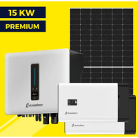 Гібридна сонячна станція на 15 кВт Premium | Stromherz 15 kw | Ulica 550W | Stromherz 6,9 kWh