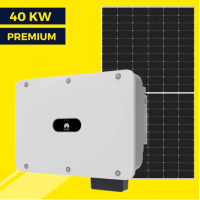 Мережа сонячна станція на 50 кВт Premium | Huawei 50 kw | Risen 550W