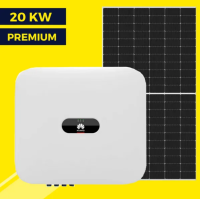 Мережа сонячна станція на 20 кВт Premium | Huawei 20 kw | Risen 550W