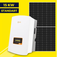 Сетевая солнечная станция на 15 кВт Standart | Solis 15 kw | LP Longi 425W