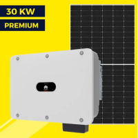 Мережа сонячна станція на 30 кВт Premium | Huawei 30 kw | Risen 540W