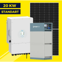 Гібридна сонячна станція на 20 кВт Standart Deye 20 kw | Ulica 550W