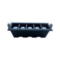 Точечный встраиваемый светильник ALUMLED LED OSRAM 10W 3000K 30° 840LM RA90 (AL-052-5 10W 3K BK)