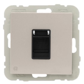 Компьютерная розетка Logus 21453 TPE RJ45 (Cat.5e) (жемчуг)