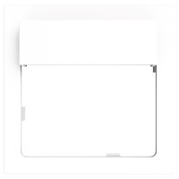 Декоративная рамка Theben theMura MMP (белая) для (1-M, Atelier-M, M-Smart, M-Pure, M-Plan, M-Creativ) в комплекте с крышкой