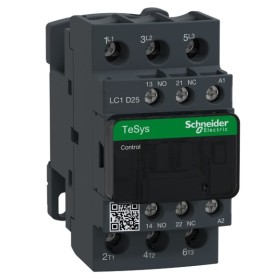Контактор Schneider Electric LC1D25B7 TeSys Deca 3Р 25A НО+НЗ 24В ограничитель