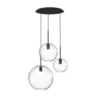 Підвісний світильник, люстра Nowodvorski 37788 Sphere III E27 3x25W IP20 чорний