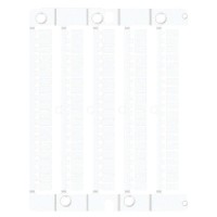 Маркировочная пластина ETI ES-TAP2715W 27х15мм 24шт ПВХ белая под шильд (3903301)