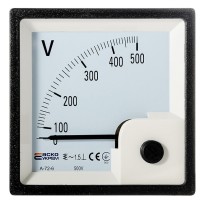 Вольтметр Аско-Укрем 30А 500В АС 72х72мм (A-72-6) (A0190010066)
